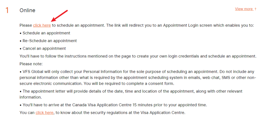 加拿大签证申请网约录指纹网站操作